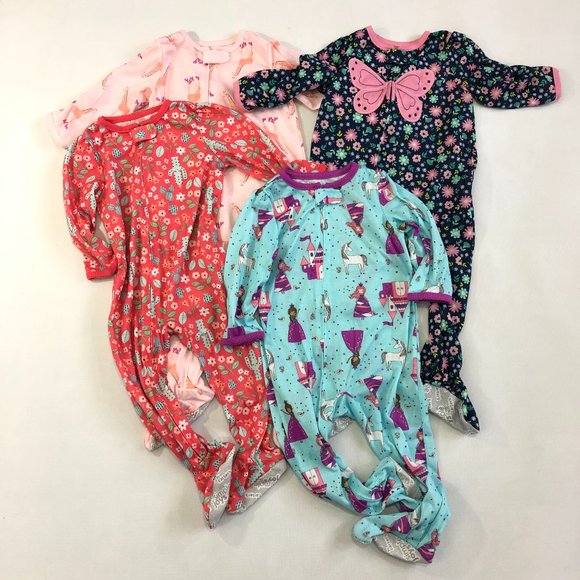 Carter's Other - Carter's 4-Pack Loose Fit Jersey Footed PJs